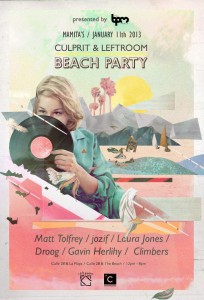 Culprit & Leftroom Beach Party The BPM 2013 @ Mamitas